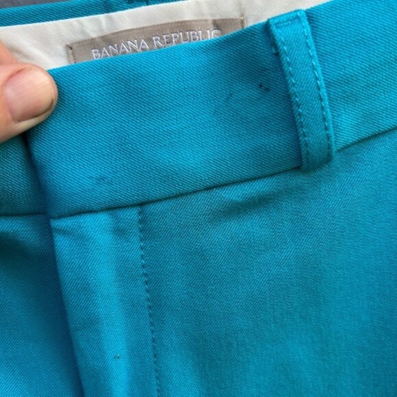 Banana Republic Blue Sloan Pant, size 4S - Picture 9 of 11